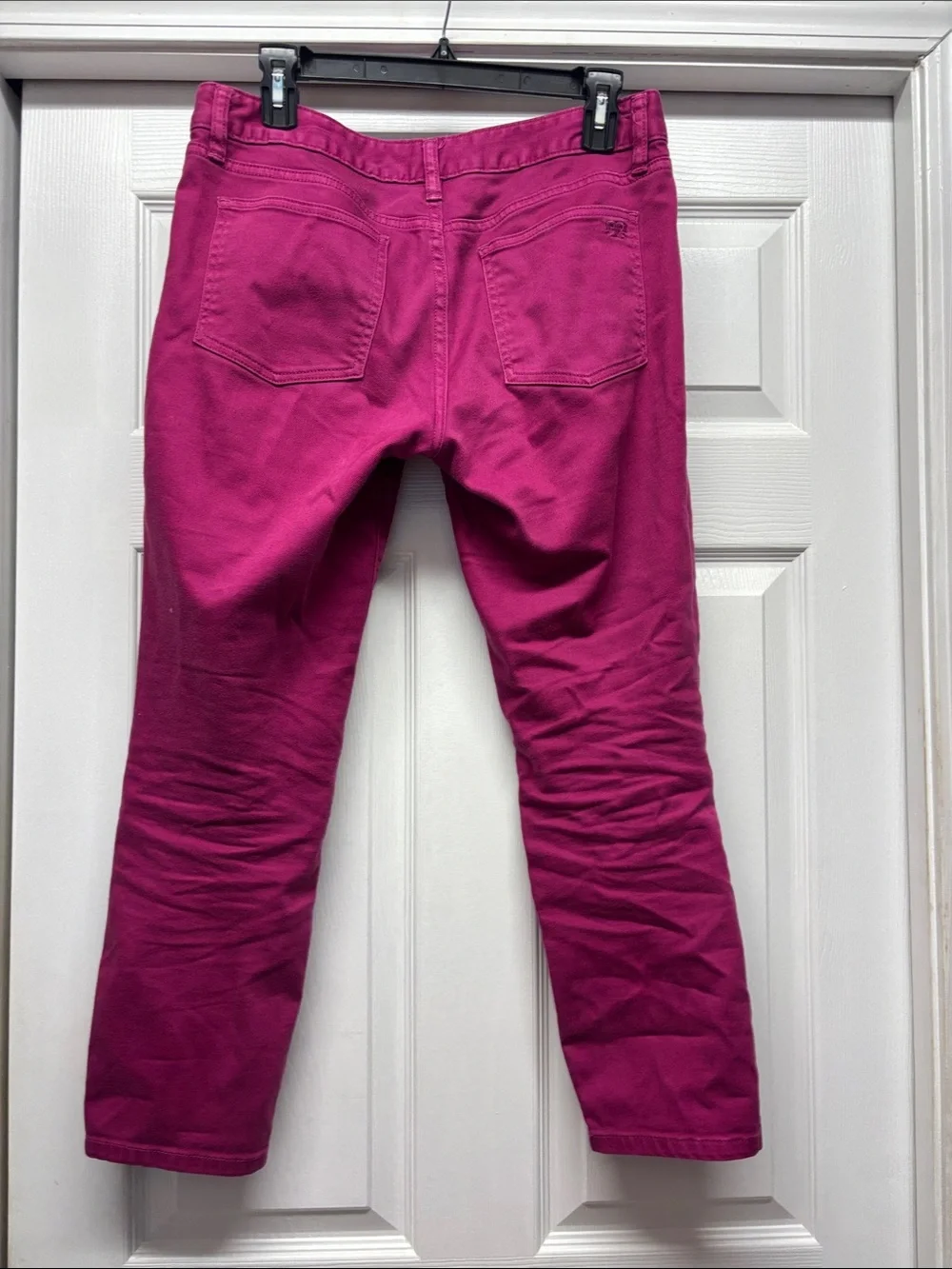 Tory Burch Women's Magenta Cropped Jeans size 29